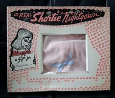 Vintage NOVELTY Gift - A Real "Shortie" NIGHTGOWN - In Original Packaging - 60s