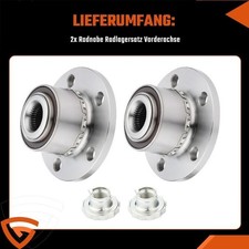 2PCS RADNABE + ABZIEHER RADLAGER AUSPRESSEN VORNE für AUDI A1 A2 VW POLO 6R 9N