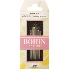 Crewel Embroidery Needles, Size 3/9, 15 Per P...