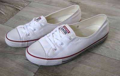 Converse All Star Sneaker Chucks Ballerina Ballerinas 40 - 25,5 cm in Weiss