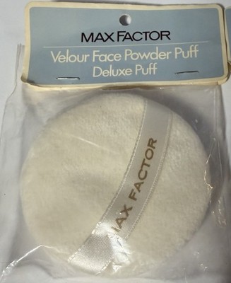 MAX FACTOR vintage Velour Face Powder puff, NIP, Preowned 2 Available