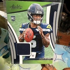 2025 Panini Absolute - Absolute Rookie Materials Jalen Milroe #ARM-JME (MEM, RC)