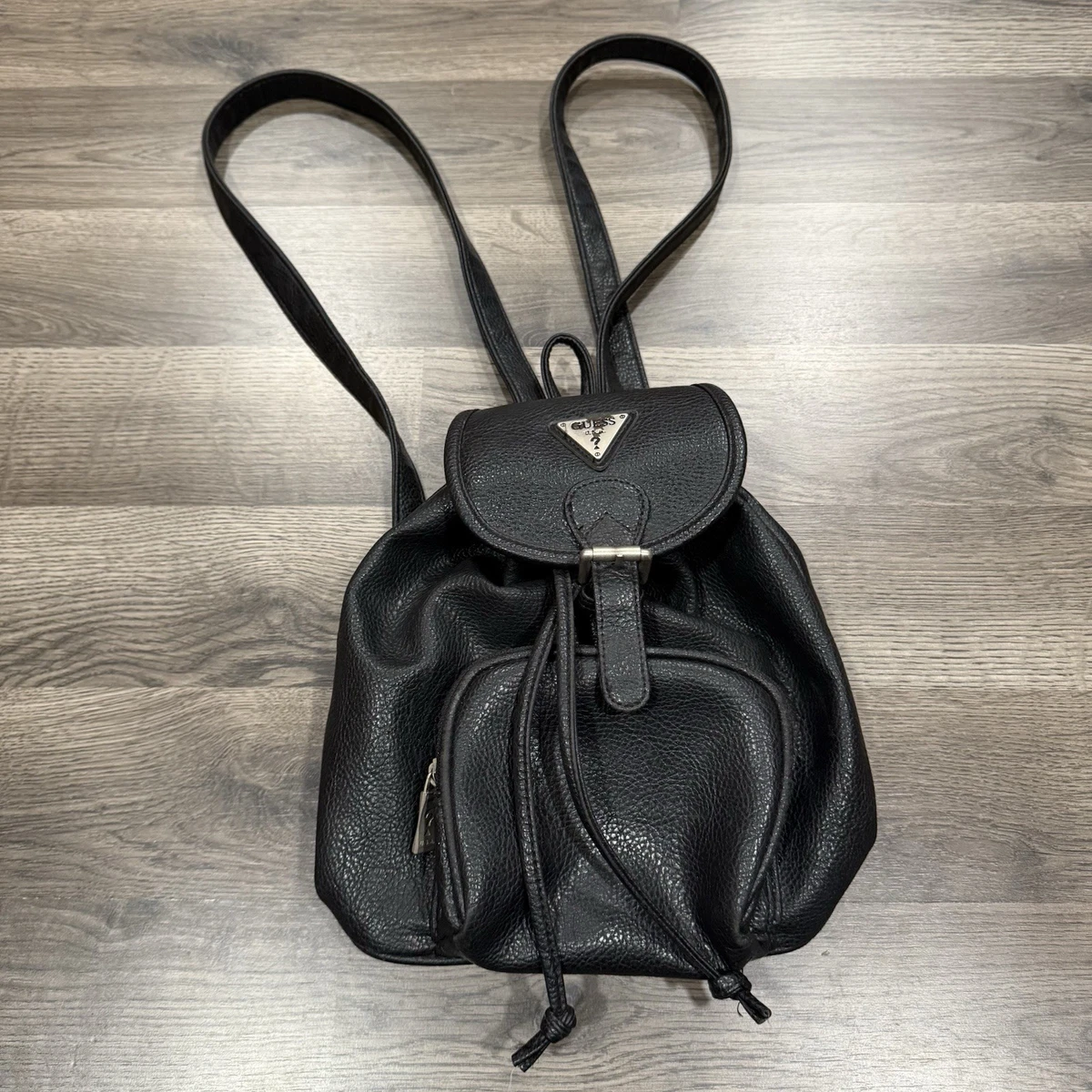 guess mini backpack Factory Evan Color-Block Crossbody Made from durable polyurethane Guess Torino Hmtocsp6111 Backpack Black