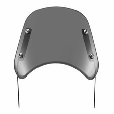 11"x10" Smoked Windshield Windscreen Universal W/ Hardware For Motorcycle Honda