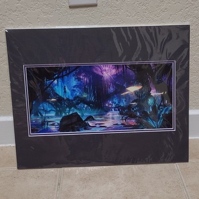 Disney Pandora World of Avatar Art Print Poster Navi Forest Scene