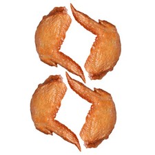 4 Pcs Puntello Di Ala Pollo in Pvc Sostegno Alimentare Artificiale