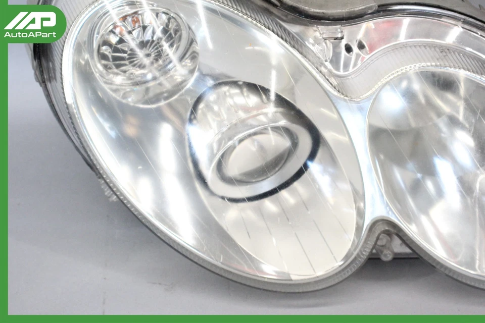 ✅ 03-09 Mercedes W209 C209 CLK320 Faro delantero derecho Lámpara Xenón Conjunto OEM Foto 3 de 4