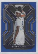 2021 Panini Prizm WNBA Blue Prizm 62/149 Rennia Davis #97 3hd