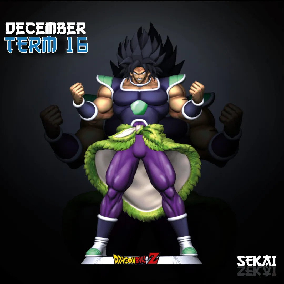 Broly (Super) - Unassembled and Unpainted Garage Kit - Model Designed by Sekai3D