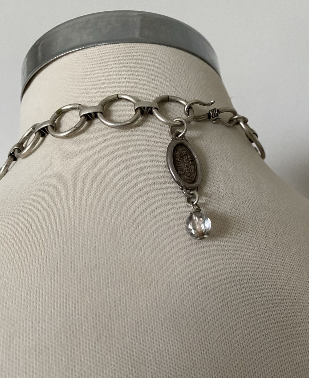 PHILIPPE FERRANDIS Signed Silver Multi-Charm & Be… - image 3