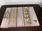 Costume Jewelry Mixed Lot Of 5 Wear Or Resale Misc Vintage & Modern Pieces