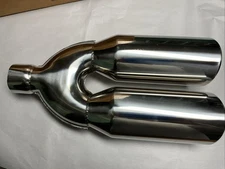 ￼ Different Trends, DT/30538DL High Polished Stainless Exhaust Tip 3 Inch Inlet
