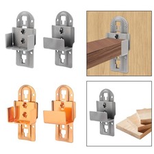 Bed Rail Bracket Hinge for Wooden Beds Frame Bedstead Fixed Accessories