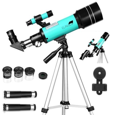 Telescope 70mm Aperture for & Astronomy Beginners, Travel Telescope with Adju...
