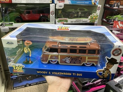Jada Disney Pixar Toy Story Woody and Volkswagen T1 Bus 1/24 Scale