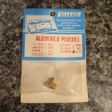 Vintage Parma International RC Part #6018-G #15 Aluminum Pinion Gear NOS