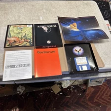 Barbarian by Psygnosis for Commodore Amiga video game - Box, Complete, Poster