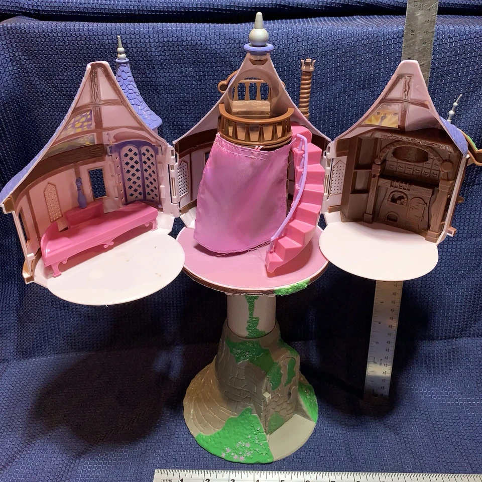 Juego Castillo Torre Rapunzel Enredada Parques Disney Limpio Envío Gratis Foto 2 de 4
