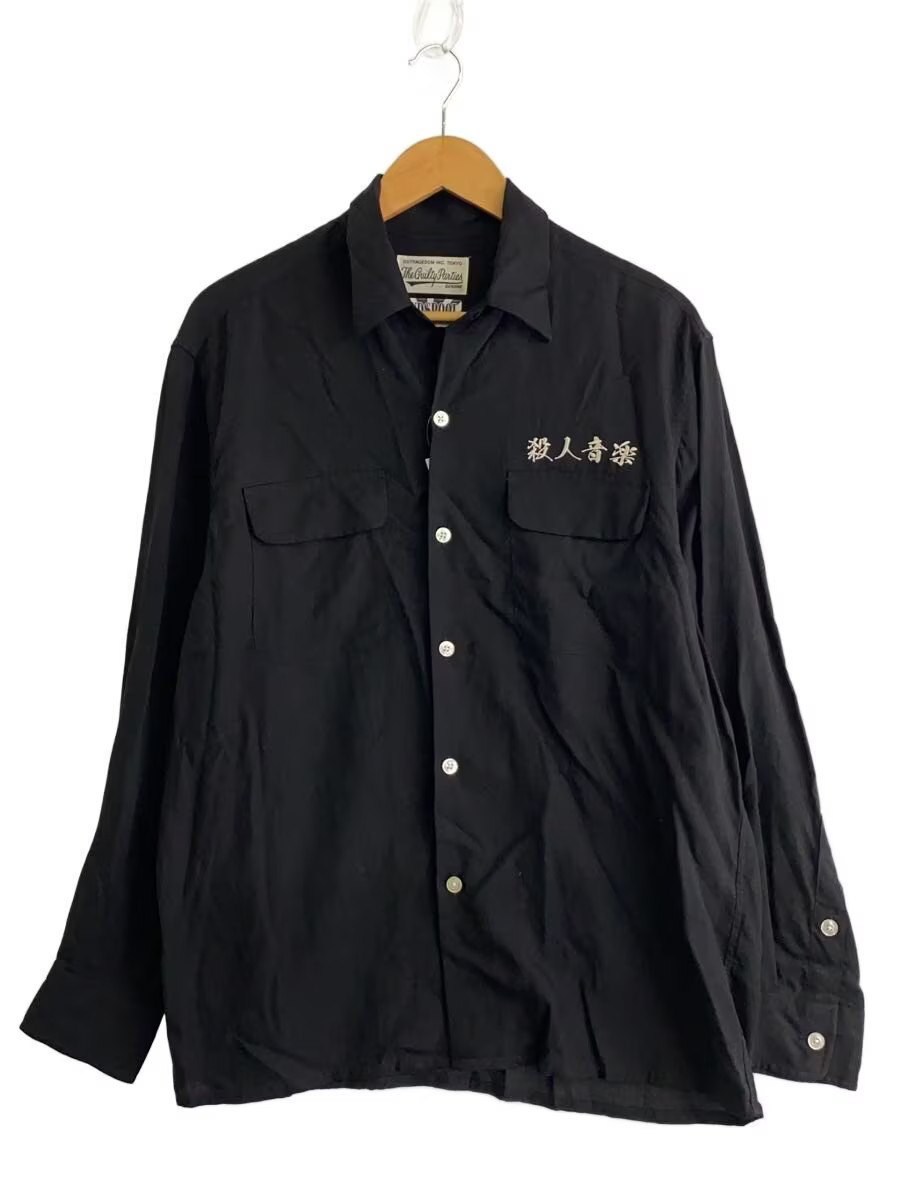 WACKO MARIA BUDSPOOL Long Sleeve Shirt/M/ /BLK//