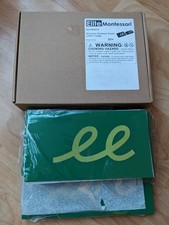 Montessori Sandpaper Double Letters, Cursive - Set Of 16 Wooden Boards