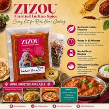 Indian Curry Kit with Spice Seasonings & Herbs &ndash; Authentic Family Recipes