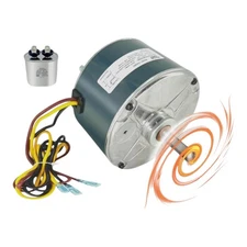 Condenser Fan Motor 1/10 HP 1100 RPM 208–230V for Carrier Bryant Payne