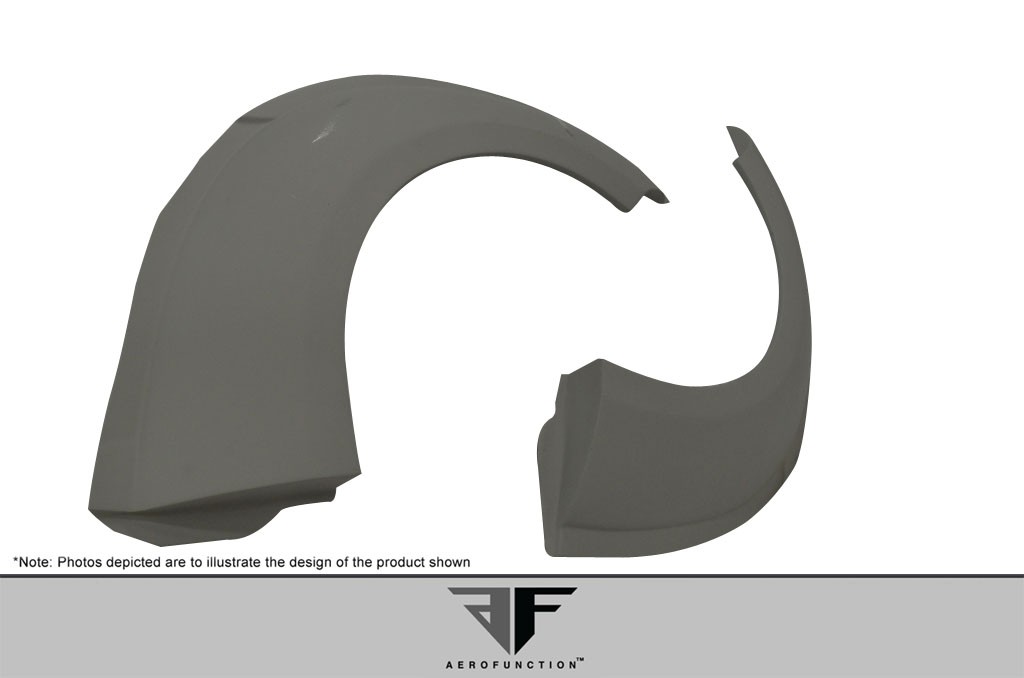 Aero Function Wide Body Rear Fender Flares For 2004-2008 Lamborghini Gallardo