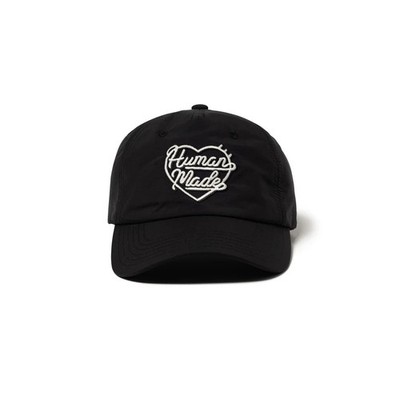 HUMAN MADE 5Panel Nylon Cap Black