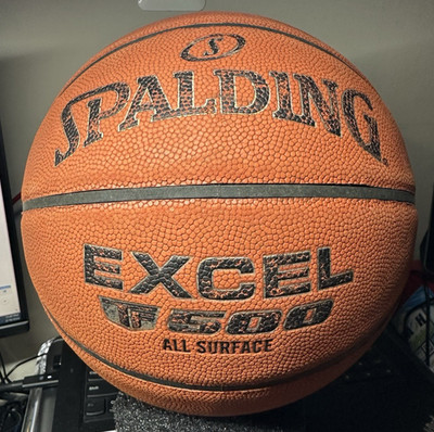 Spalding Excel TF-500 Indoor-Outdoor Basketball 27.5'' - used with some wear