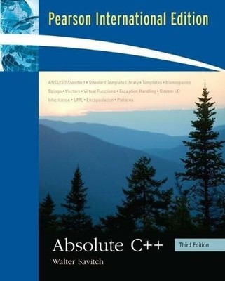 Absolute C++: International Edition Buch Addison Wesley