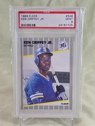 1989 Fleer Ken Griffey Jr #548 PSA 9 NO Reserve Starts @ .99 Cents Free Shipping