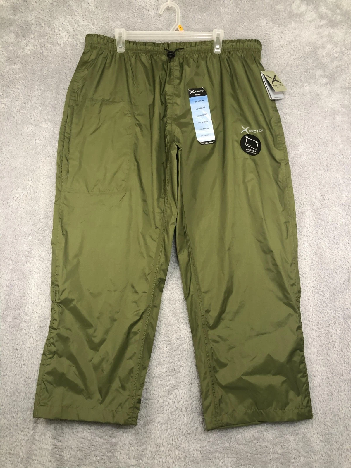 Arctix Men's Storm Rain Pant XL (40-42x28) Green NWT High Rise