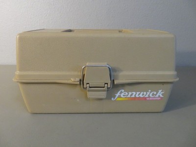 Vintage Fenwick Plastic Woodstream Tackle Box