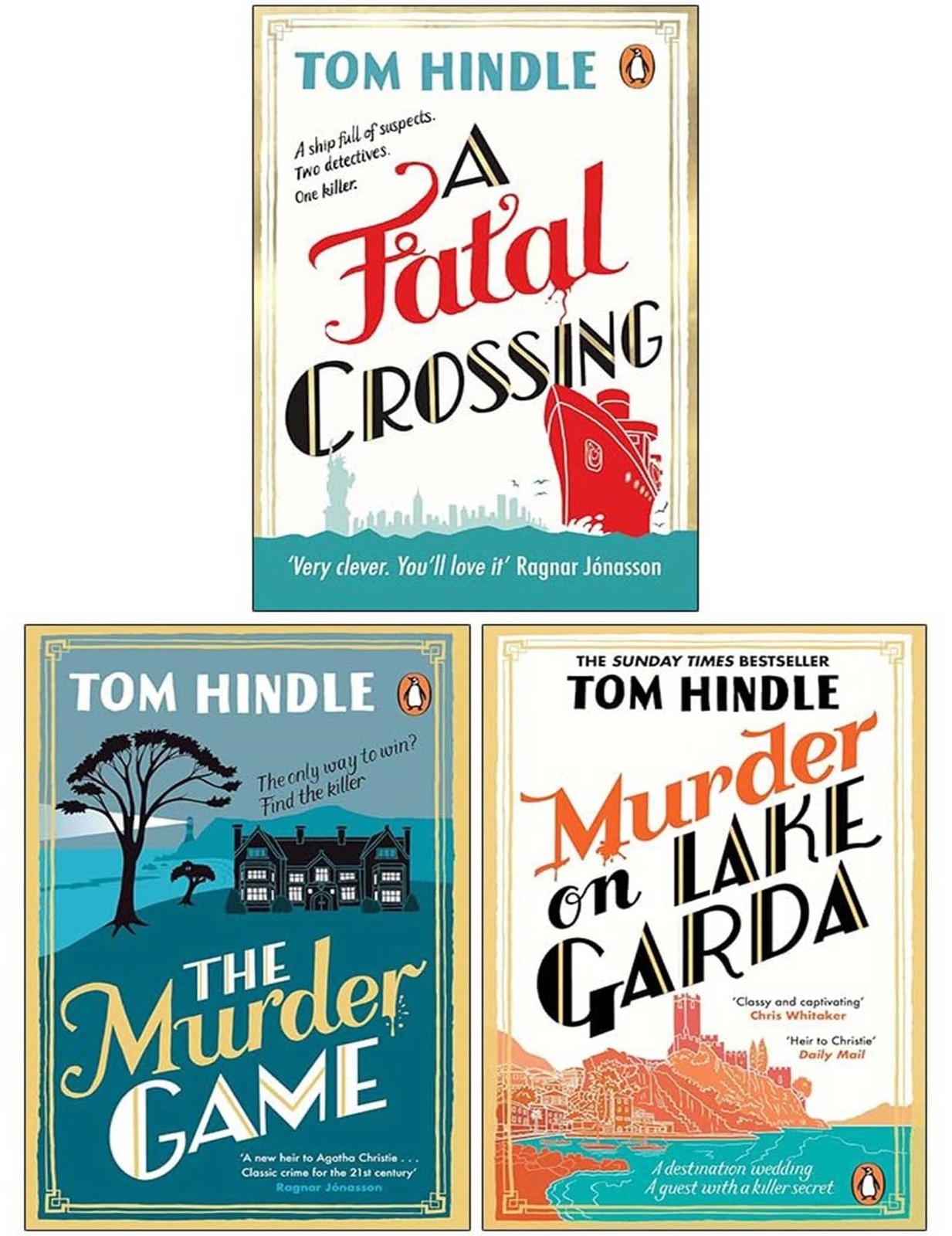 Tom Hindle Murder Mystery Collection 3 Books Set - Ages 16+ - Paperback