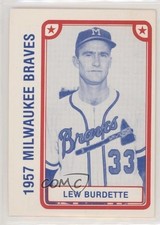 1980 TCMA 1957 Milwaukee Braves Lou Burdette #1980-006 7ut