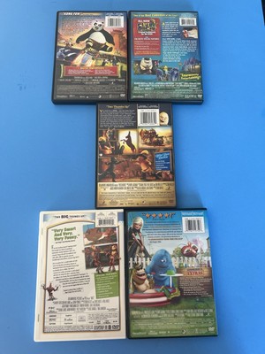Five (5) Kids DreamWorks DVDs - See Photos | eBay
