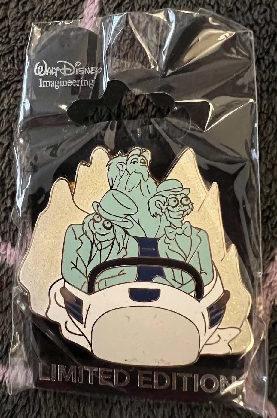 Disney Pin LE300 WDI Haunted Mansion Ghosts Matterhorn DLR Ride Vehicles