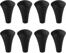 8 Pack Rubber Cap Silicone Tips Replacement Parts Piece for RAM X-Grip Black 