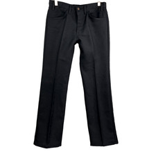 Vintage Levi's Pants Mens 31x29.5* Black Western Rodeo Streetwear Made in USA