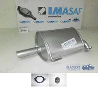 Imasasaf Auspuff Endtopf für Subaru Legacy 4 (Bl/Bp) Limo+Kombi/Sw 2.0 2003-2006