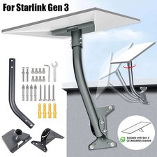 1/2Pack Starlink Gen 3 Mount Adjustable Wall Mounting Standard Gen 3 Pipe Kit US