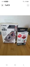 Canon Ivy CLIQ+2 Instant Camera Printer Rose Gold And Sheets