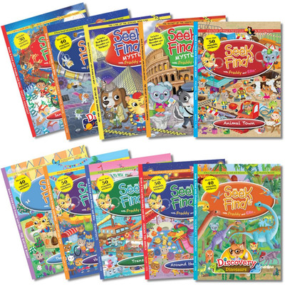 Seek & Find with Freddy and Ellie 10 Pack
