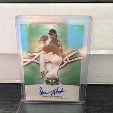 2014 Leaf Valiant - Spencer Adams #BA-SA1 Green Prismatic (AU, RC)
