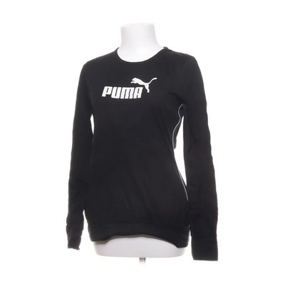Puma, Sweatshirt, Größe: 42, Schwarz, Print, Damen #fzK