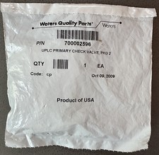 Waters® 700002596 UPLC PRIMARY CHECK VALVE, PKG 2 - New Sealed