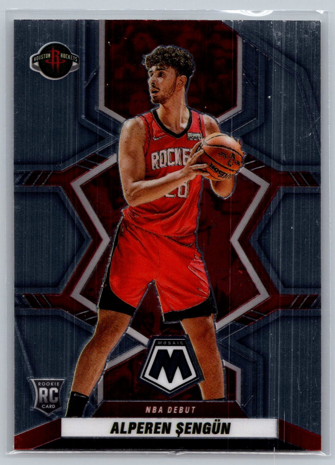 2021 Panini Mosaic Basketball #272 Alperen Sengun RC Houston Rockets