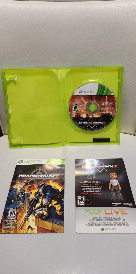 Crackdown 2 (Microsoft Xbox 360, 2010) - CIB Complete - Image 3 of 3