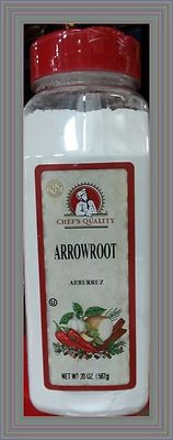  ARROWROOT Powder-20 oz (1lb 4oz) Arrurruz Chef's Quality- Perfect cooking