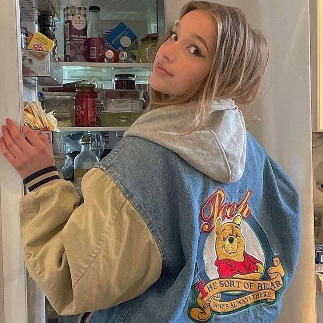 90s Xxxtentacion Winnie The Pooh Varsity Denim Jacket | eBay